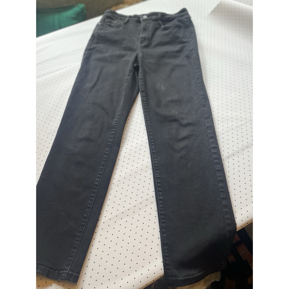 Nine West Black Slim Straight Jeans Women's Size 8 Minimalist Chic